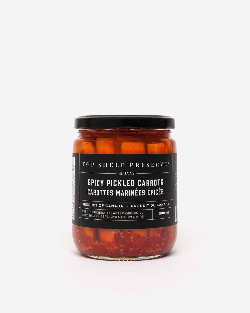 Spicy pickled carrots