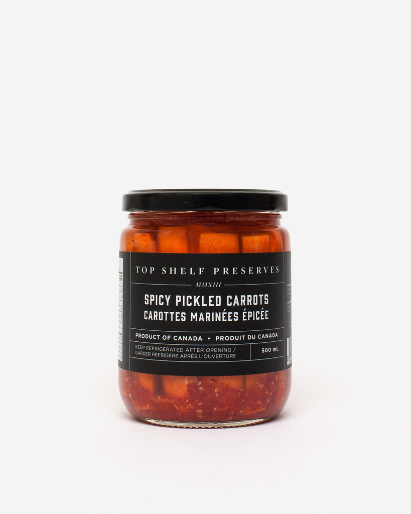 Spicy pickled carrots